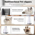 Gooad cordless pet clipper with paw trimmer attachment accessory