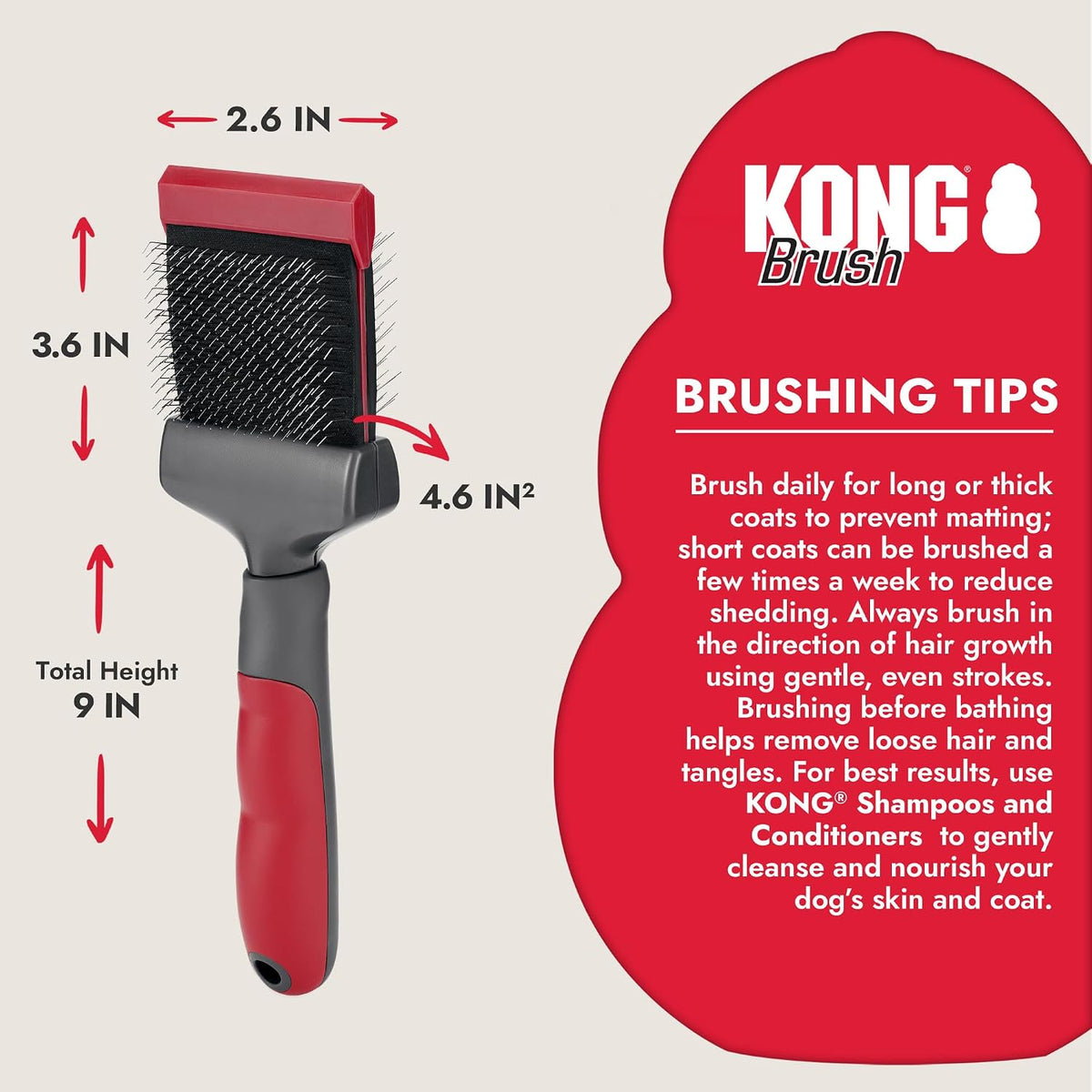 KONG de-shedding tool packaging and product design
