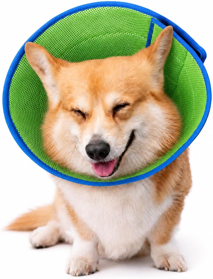 Soft Dog Cone Collar to Stop Licking After Surgery, Comfy Dog Cone Alternative for Large Medium Small Dogs/Cats, Adjustable Washable E-Collar for Spay Neuter Recovery and Neck Protection - Image 12