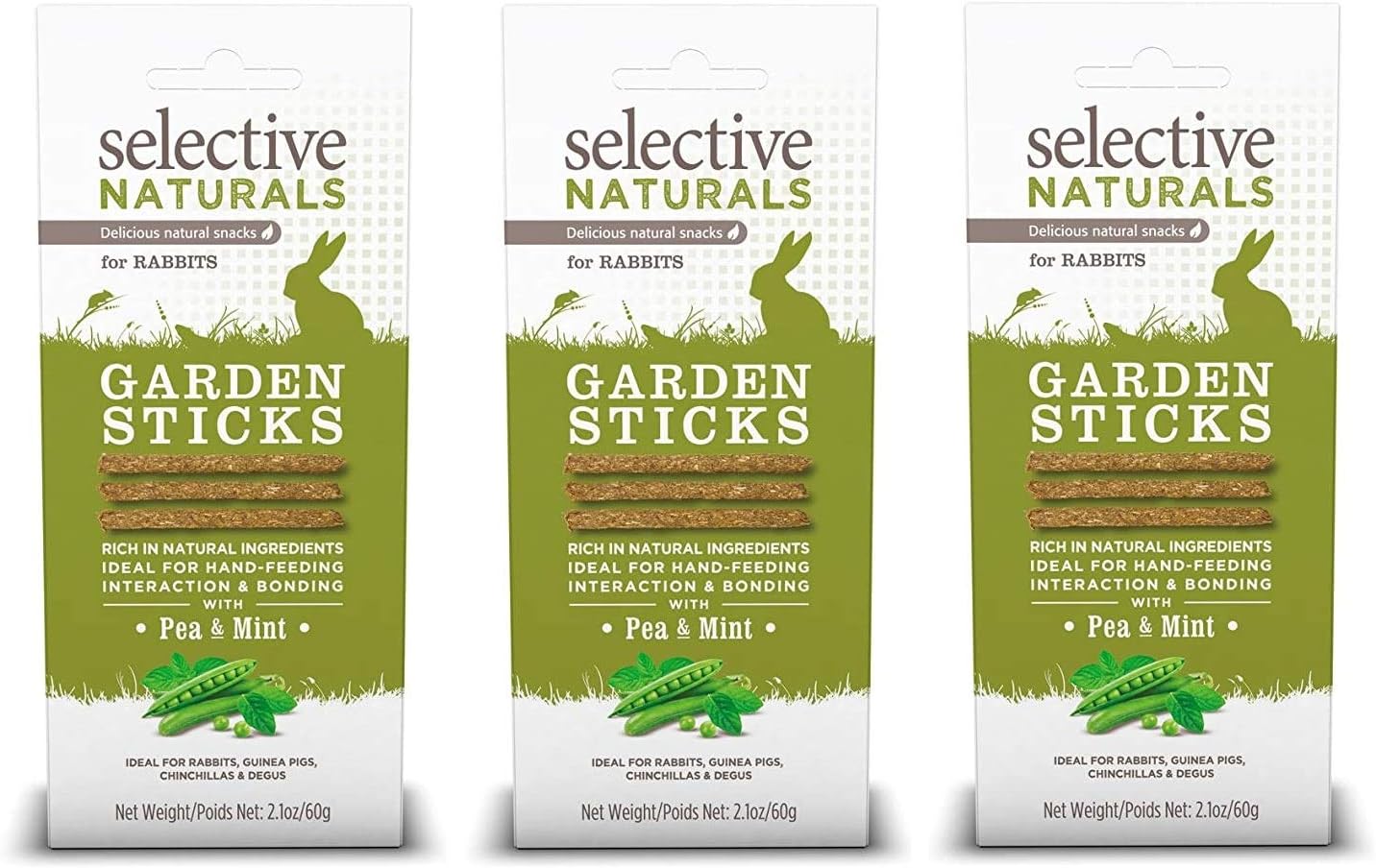 Supreme Petfoods Selective Naturals Garden Sticks rabbit treats front packaging view