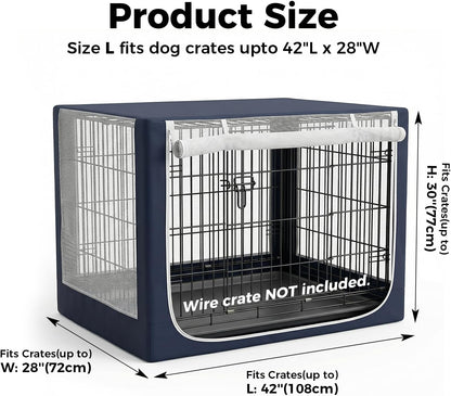 Incycall mosquito proof dog cage canopy protecting large dog crate interior environment