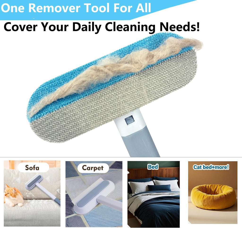 Velthorix pet hair remover cleaning car seat upholstery