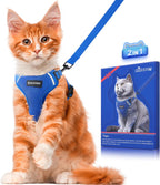 Halypet Cat Harness and Leash Set [ MAX Safety Third Generation ] Escape Proof Soft Adjustable Cat Leash Breathable Comfortable Vest Easy to Wear Kitten Harness for Outdoor Walking Black - Image 10