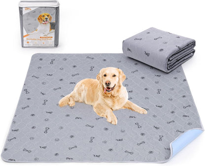 Washable Pee Pads for Dogs, 2Pack Puppy Pads Washable with Bone Print,Absorbent Reusable Whelping Pads Non-Slip Dog Mats for Floor Protector, Couch Cover, Crate, Potty Training 31x36 - Image 15