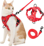 Cat Harness and Leash, Reflective Cat Harness Escape Proof for Walking, Adjustable Kitten Harness and Leash Set, 4 Buckles Easy Control Breathable Cat Vest Harness for All Types of Cats - Image 9