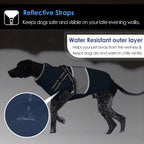 AOFITEE pet winter snowsuit with pain-free zipper guard