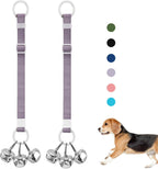 SVD.PET Dog Door Bell with Hanging Ring, Dog Bells to Go Outside for Potty Training, Can Attach to Door Knob or Anywhere Near The Door, Height Adjustable, Loud Jingle Bells for Puppies (Navy Blue) - Image 15
