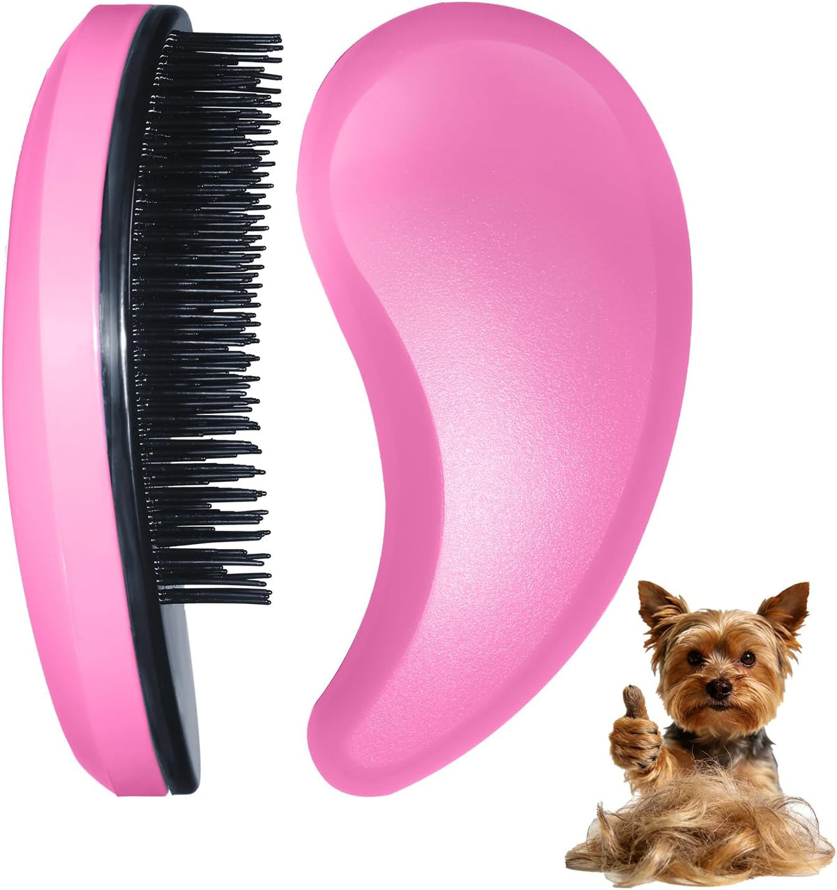 Small Dog Brush- Grooming Tool for Teddy, Yorkies, Maltese, Shih Tzu, Chihuahua - Puppy Hair Brush (Blue) - Image 11