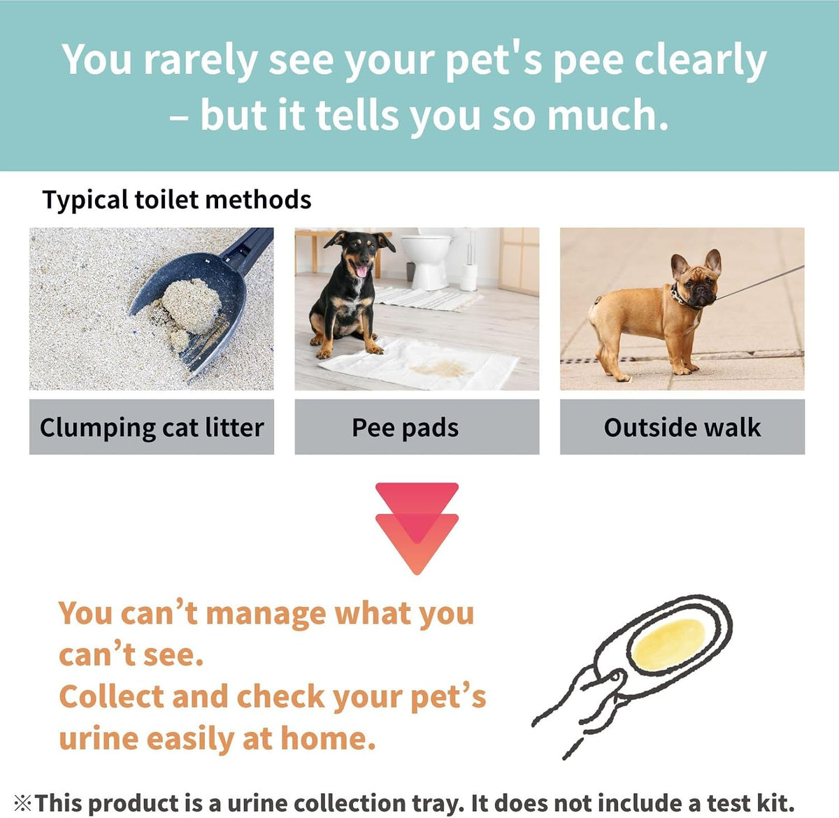Cat Urine Collection Kit (6-Pack) - Clean Catch Urine Sample Tray for Cats & Small Dogs - Disposable Pet Urine Collector Tray - No Special Litter Needed - Made in Japan - Image 5