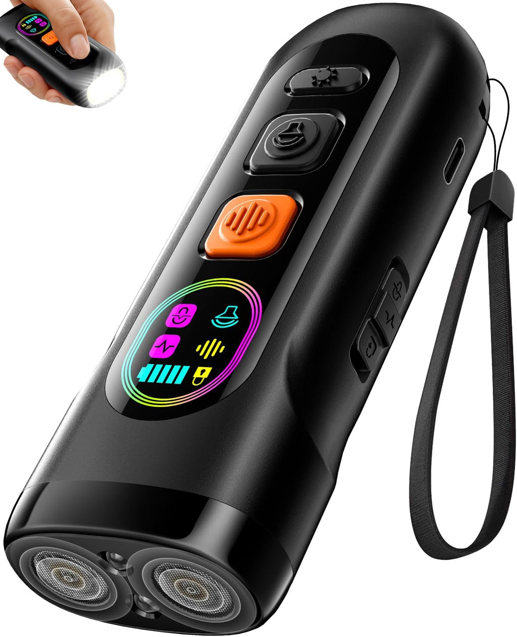 SEDULAN Dog Bark Deterrent Devices Anti Barking Device for Dogs Ultrasonic Bark Stopper Portable Dog Training Tool Indoor Outdoor Up to 50ft Correct Bad Behavior of Own or Neighbor's Dog (Orange) - Image 10