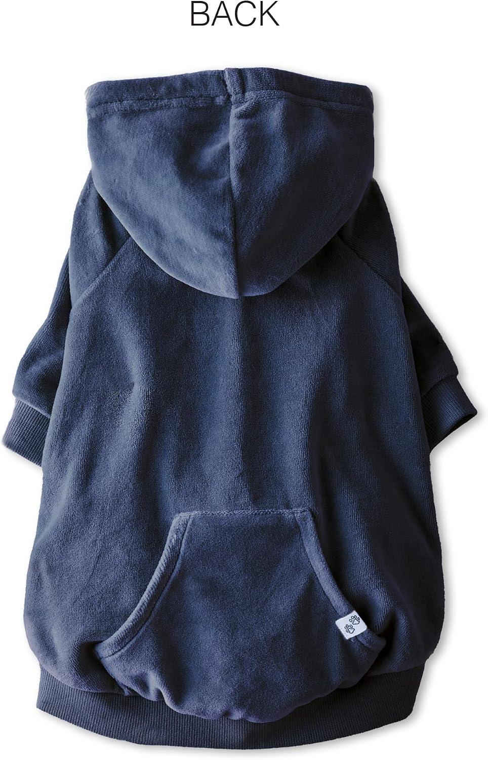 Pet Passion premium organic cotton pet apparel back pocket detail view