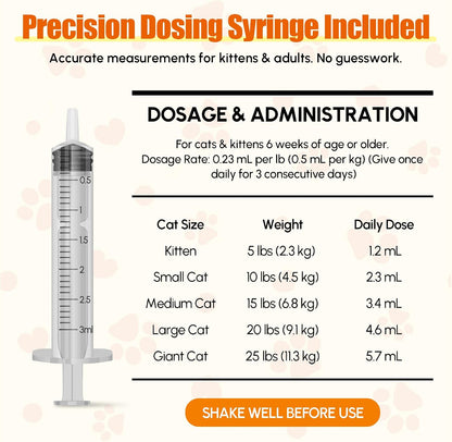 Morvequa liquid veterinary deworming medicine packaging showing key benefits