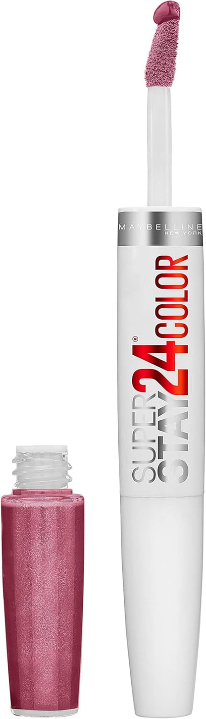 Maybelline Super Stay 24, 2-Step Liquid Lipstick Makeup, Long Lasting Highly Pigmented Color with Moisturizing Balm, Continuous Coral, Coral Pink, 1 Count - Image 15