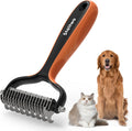 Staltwo 2-in-1 professional undercoat rake front view