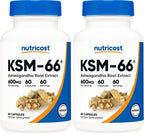 Nutricost KSM-66 Ashwagandha Root Extract (600mg) 60 Capsules - Image 8