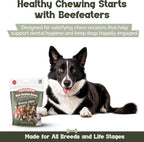 Oven baked real chicken knotted bones for dogs back packaging
