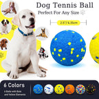 Dog playing with durable Cheodin E-TPU tennis balls