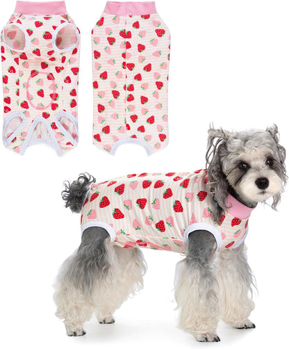 Coppthinktu Recovery Suit for Dogs After Surgery, Dog Onesie Surgery Recovery Suit for Female Spay, Soft Male Surgical Pajamas Bodysuits for Small Medium Puppy to Anti Licking Dog Cone Alternative - Image 11