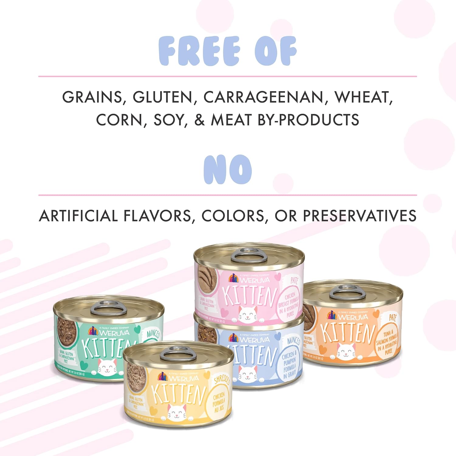 Weruva kitten wet food variety pack nutritional info