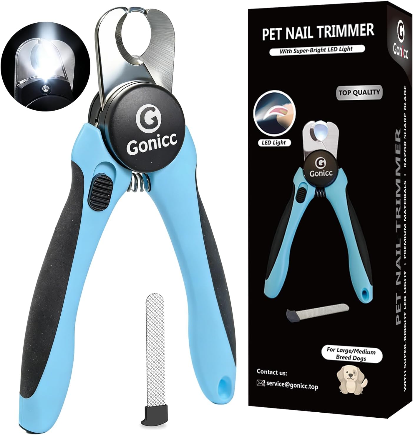 Authentic Gonicc pet grooming kit for home use