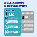 Wellix 120ml liquid herbal pet supplement bottle with dropper
