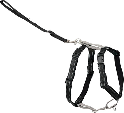 PetSafe 3 in 1 No-Pull Dog Harness for Medium Dogs - Walk, Train or Travel - Helps Pets from Pulling on Walks - Seatbelt Loop Doubles as Quick Access Handle - Reflective- Medium, Black - Image 12