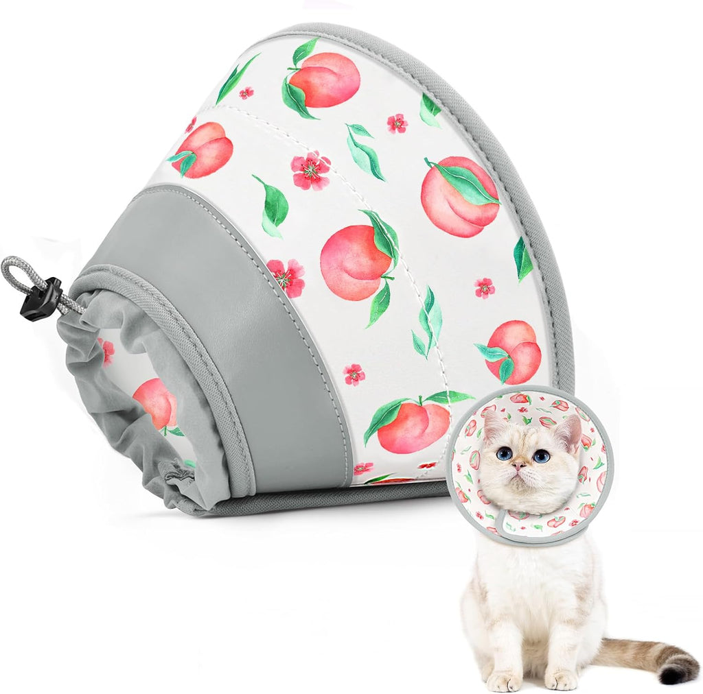 Cat Cone Collar Soft to Stop Licking, Adjustable, Foldable Lightweight Kitten Cones After Surgery Recovery for Cats & Kittens, Cat Cone Alternative, Easy Eating (Pink, S) - Image 12