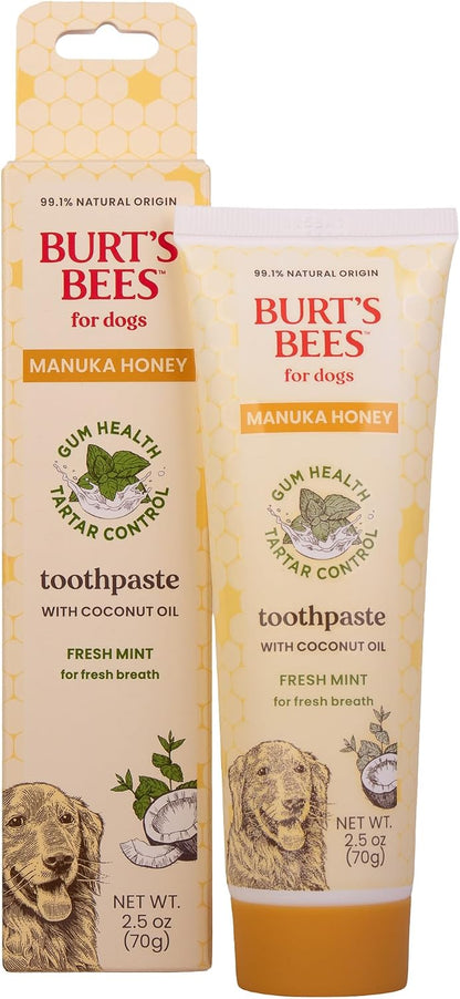 Authentic imported Burt's Bees for Pets 2.5 Ounce toothpaste tube