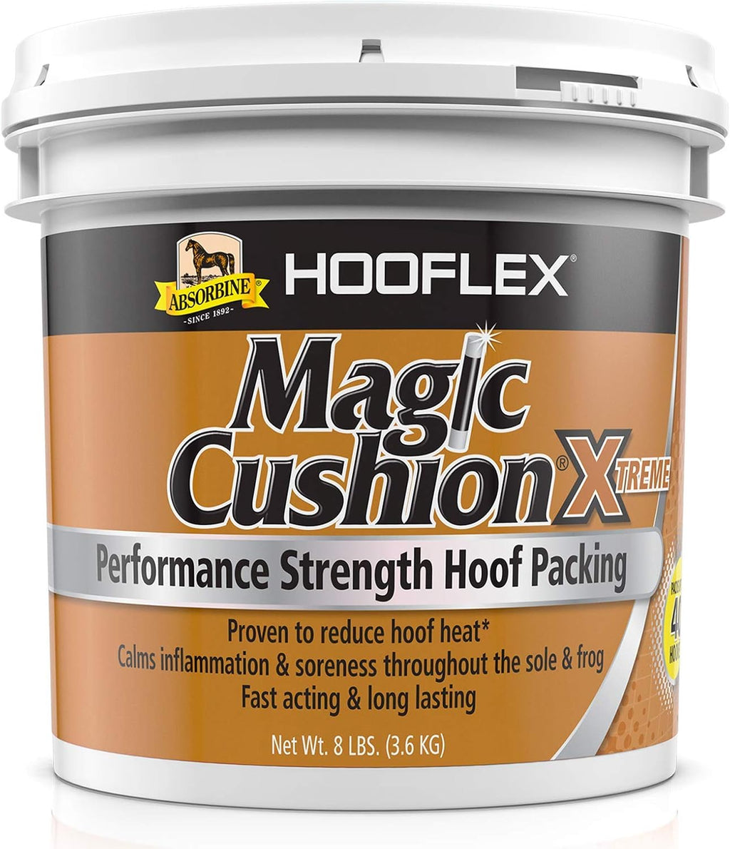 Absorbine Hooflex Magic Cushion Xtreme side view showing product information