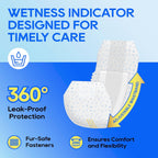 HONEY CARE All-Absorb A26 Male Dog Wrap, 50 Count, Small - Image 10