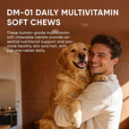 Eyutrd beef flavored daily multivitamin 60 soft chews container back view