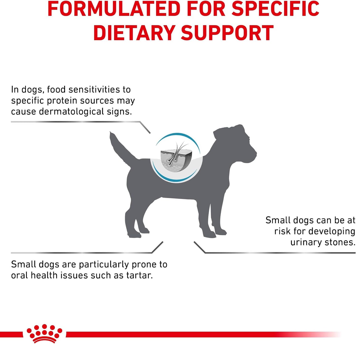 Prescription diet Royal Canin canine hydrolyzed protein small kibble food formula details