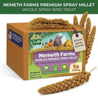 Healthy bird enrichment millet snack
