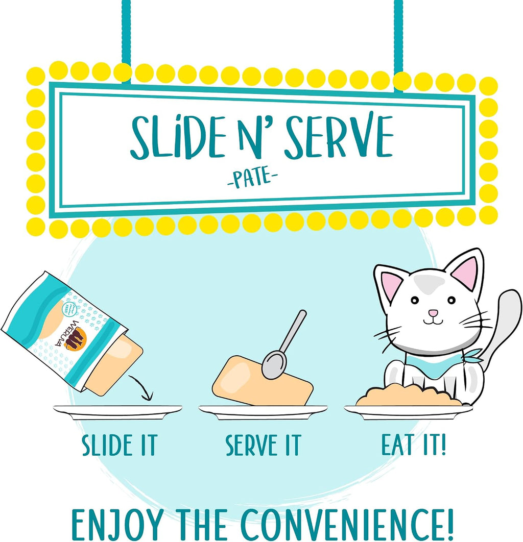 Weruva Slide N' Serve Pat Wet Cat Food, The Showcase Chowdown Variety Pack, 2.8oz Pouch, Pack of 16 - Image 9