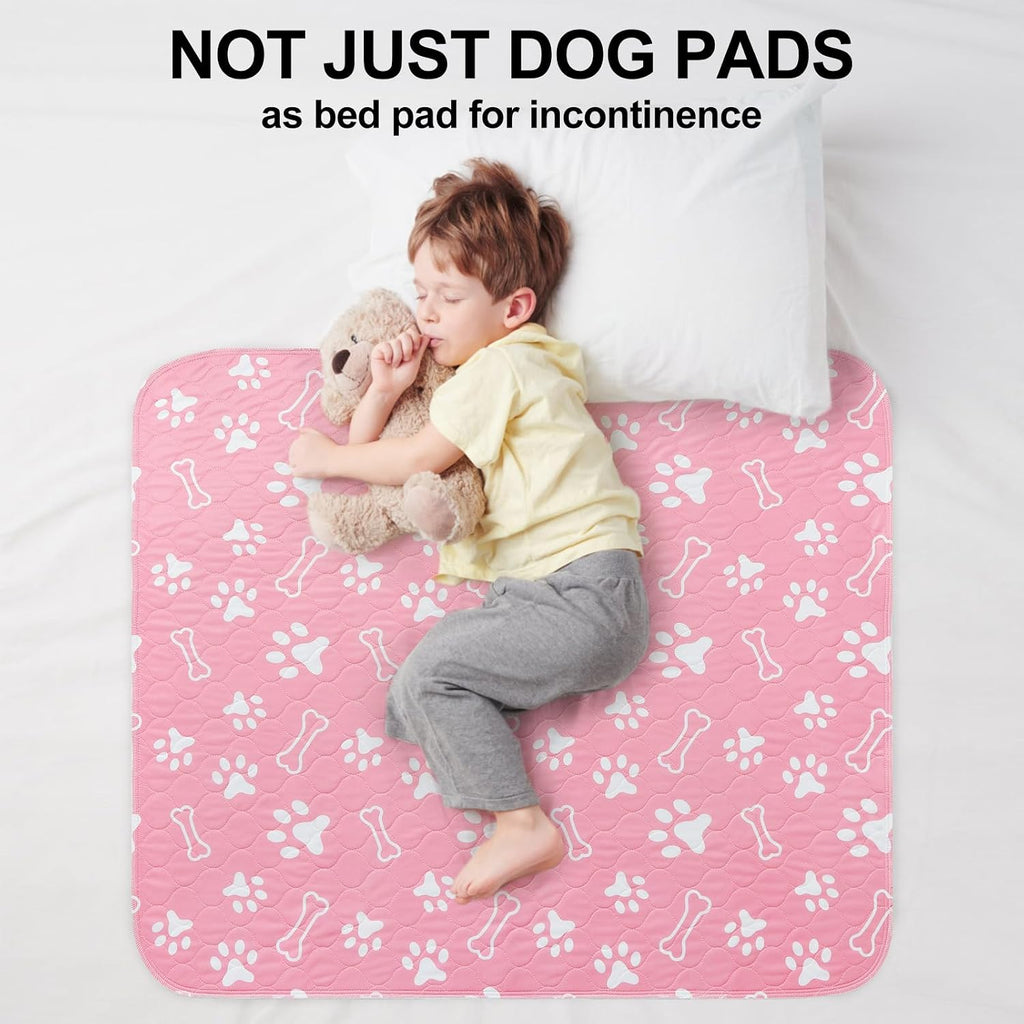 Beautyzoo non-slip puppy training mat on a hardwood floor.
