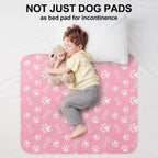 Beautyzoo non-slip puppy training mat on a hardwood floor.