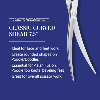 Chris Christensen thinning shear and chunky blender tool for pet coat texturizing