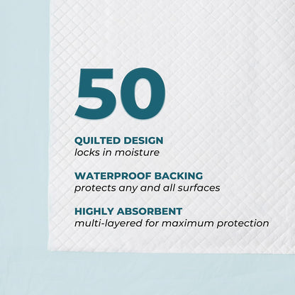 GREEN LIFESTYLE Underpads - Pet Training Pads for Dogs, Cats, Bunny, Chucks Pads for Adults, for use as Incontinence Bed Pads, Seniors Bed Pad (Pack of 50 - 36x36) - Image 6