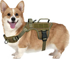 Dog Harness for Large Dogs Heavy Duty, Tactical No Pull Dog Harness with Molle System, Easy On and Off Service Dog Vest, Breathable Padded, Adjustable Reflective Pet Vest for Walking Hiking Training - Image 15