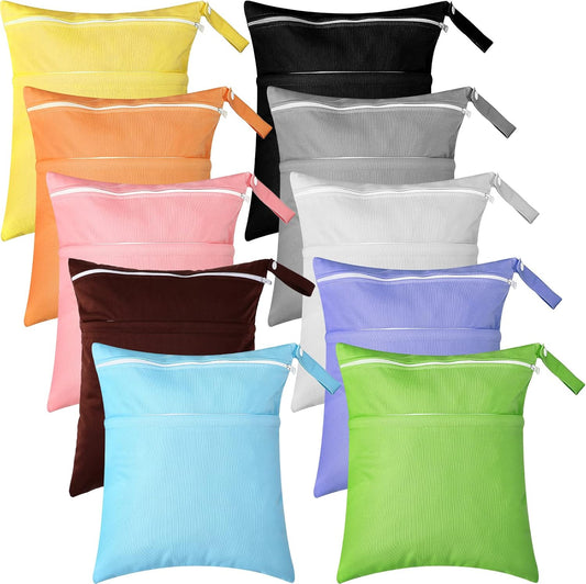Woanger 10 pack wet dry bags front view