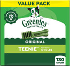 Greenies Veterinarian-Recommended Adult Natural Dental Dog Treats Teenie Size, Dog Dental Chews, Original Flavor, 3 oz. Pack, 11 Count - Image 13