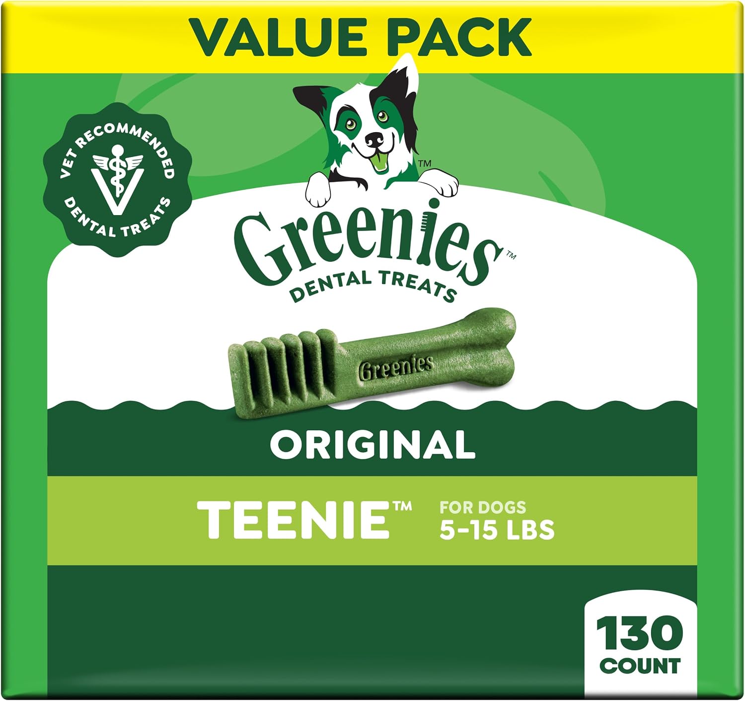 Greenies Veterinarian-Recommended Adult Natural Dental Dog Treats Teenie Size, Dog Dental Chews, Original Flavor, 3 oz. Pack, 11 Count - Image 13