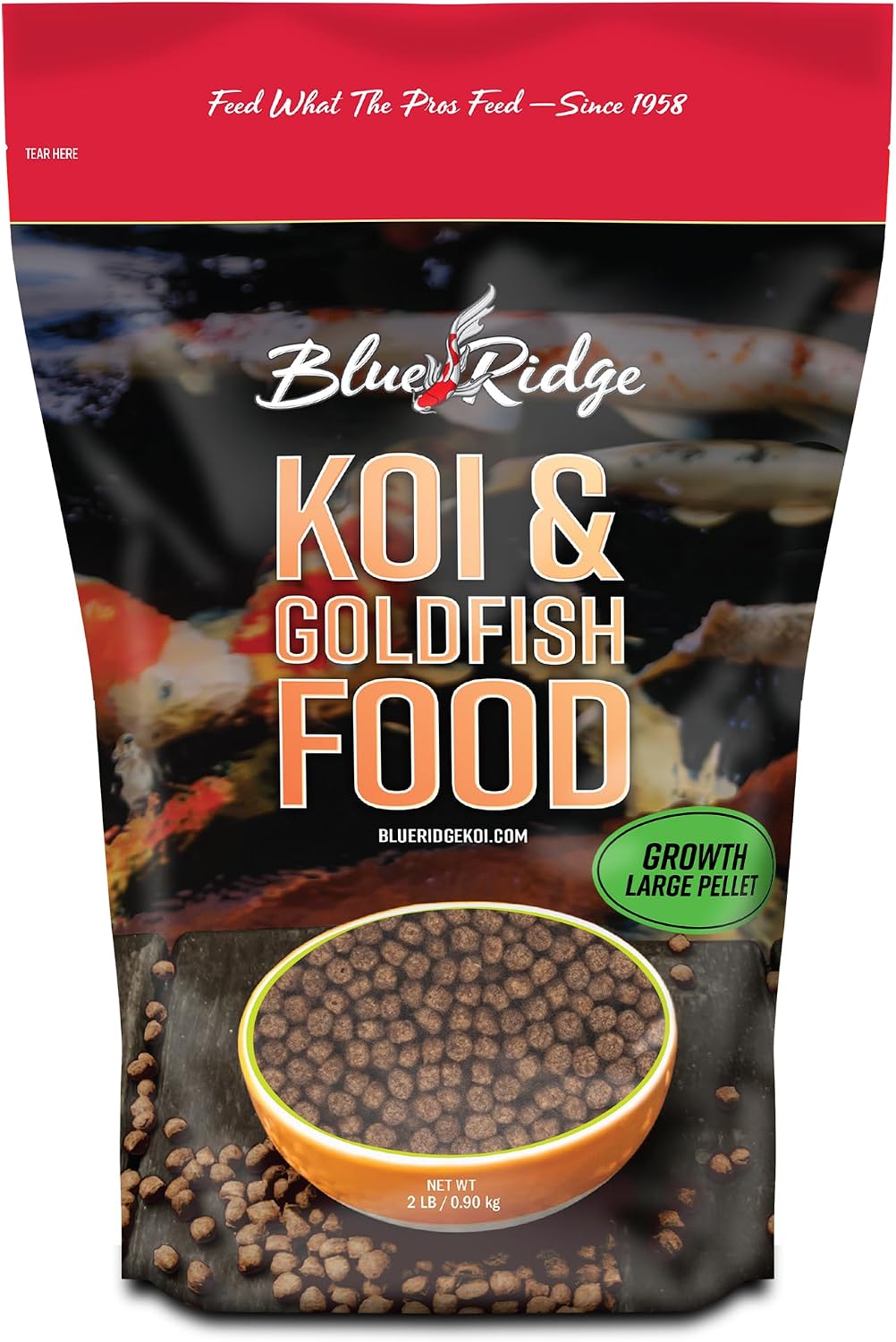 Blue Ridge Koi Fish Food 5lb - Koi Food Large 3/16" Growth Formula, Goldfish Food, Premium Fish Food for Ponds, Ponds Fish Food, Floating Pond Pellets - Image 10