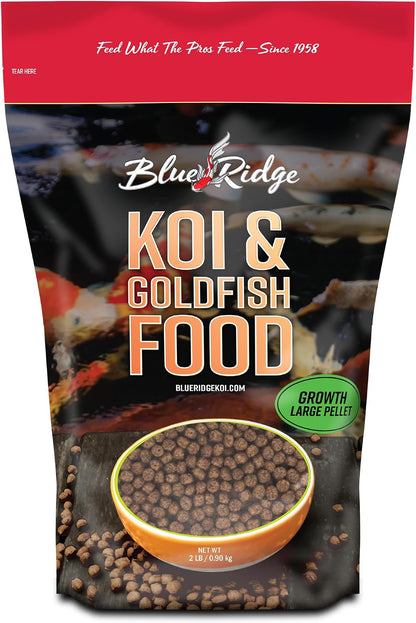 Blue Ridge Koi Fish Food 5lb - Koi Food Large 3/16" Growth Formula, Goldfish Food, Premium Fish Food for Ponds, Ponds Fish Food, Floating Pond Pellets - Image 10