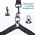 Dhgate dual bungee pet lead shock absorbing running leash for two dogs
