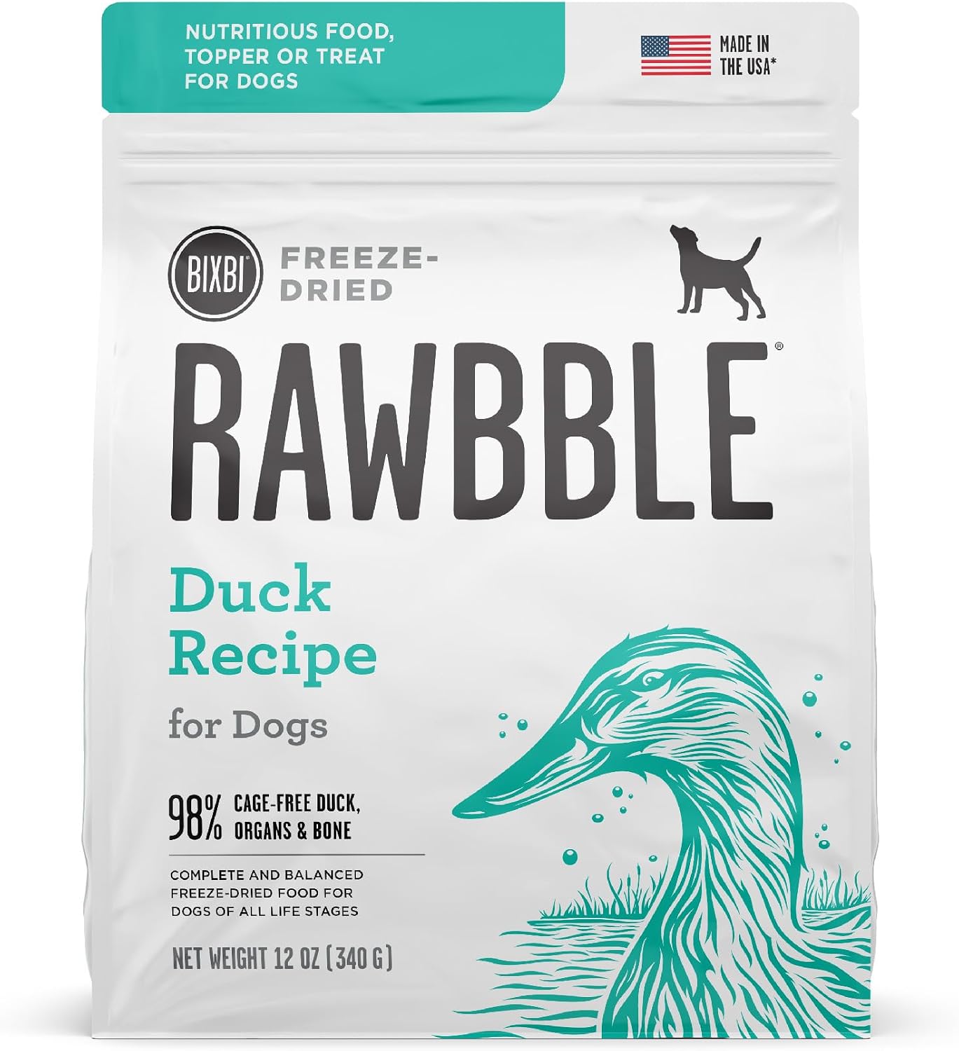 BIXBI Liberty Freeze-Dried Dog Food Topper & Treats, Beef - 98% Meat & Organs, No Refrigeration - USA Made, 26 oz - Image 10