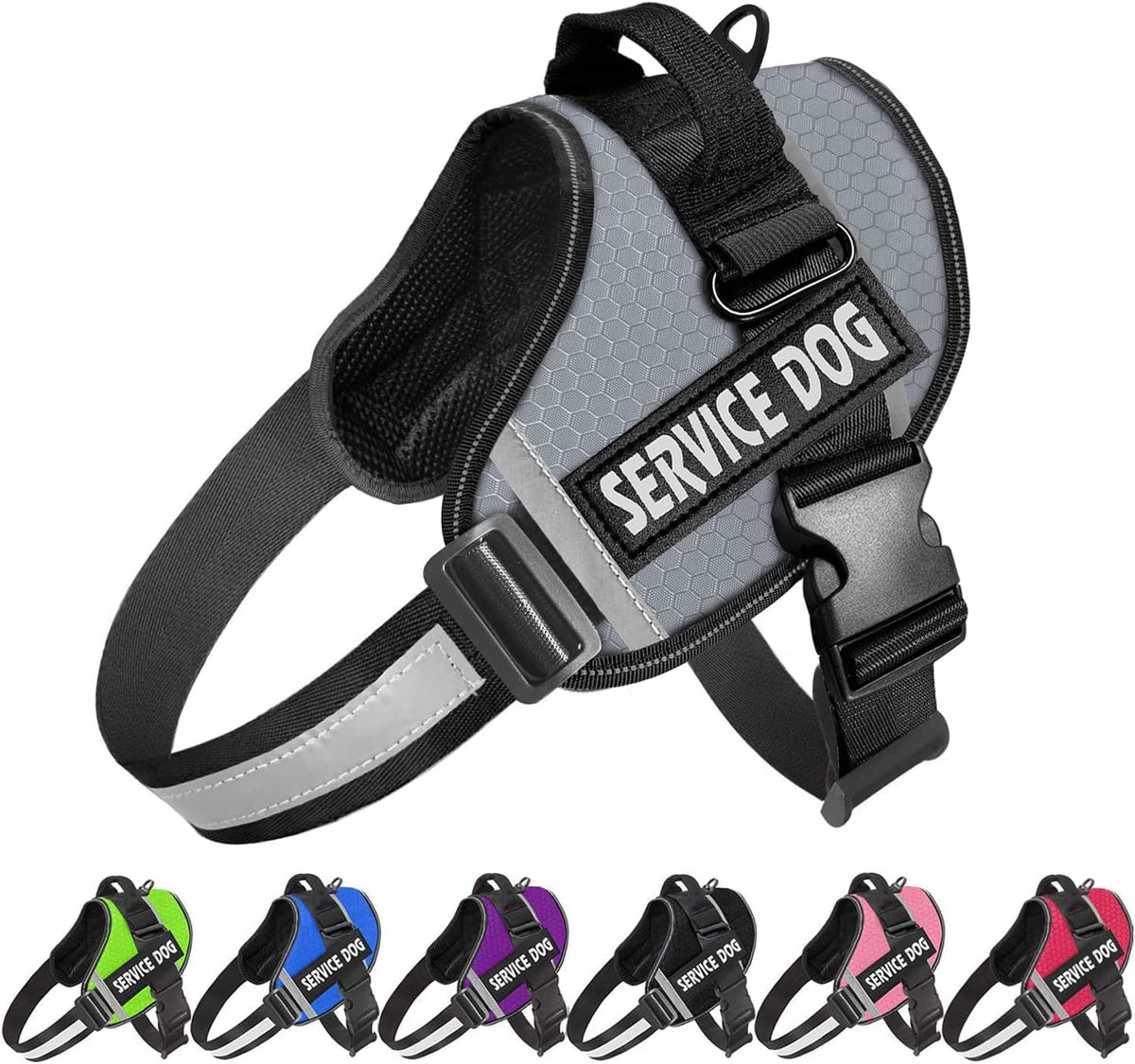 Detailed sizing chart for JSXD nylon dog harness