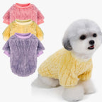 FabriCastle Dog Sweater, 3-Pack Dog & Cat Clothes, Ultra Soft and Warm Pet Jackets XXS XS for Small Dogs Boy & Girl, Winter Pet Apparel Costumes, Puppy Outfits (Grey,Blue,Dark Blue, Small) - Image 9