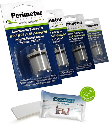 Perimeter Technologies Invisible Fence Collar Battery - Brand Compatible - Includes eOutletDeals Pet Towel (2 Pack) - Image 9