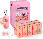 Dog Poop Bags Rolls with Dispenser 150 Count Biodegradable Bags for Dog and Cat Lavender Scented Waste Bag Leak Proof Doggie Poop Bag Doggy Trash Bag Purple - Image 10